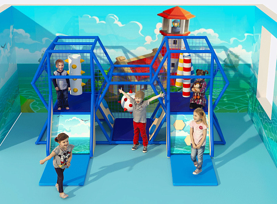 Детский игровой лабиринт Маяк