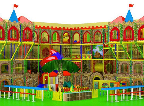 Детский игровой лабиринт Замок Фото 4