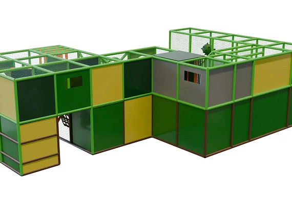 Детский игровой лабиринт «Поляна» Фото 1