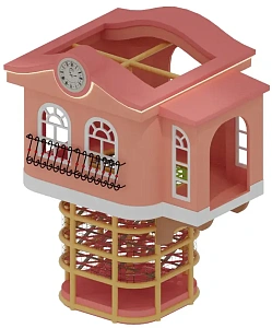 Вязаный улей «Дом с часами»