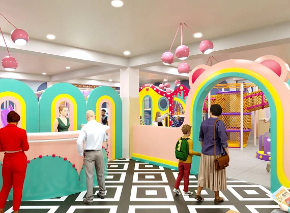 Детский развлекательный центр «Конфетти Парк» в стильном дизайне  Фото 7