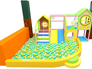 Детский игровой лабиринт Лепесток