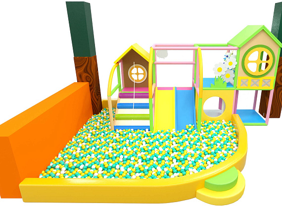 Детский игровой лабиринт Лепесток