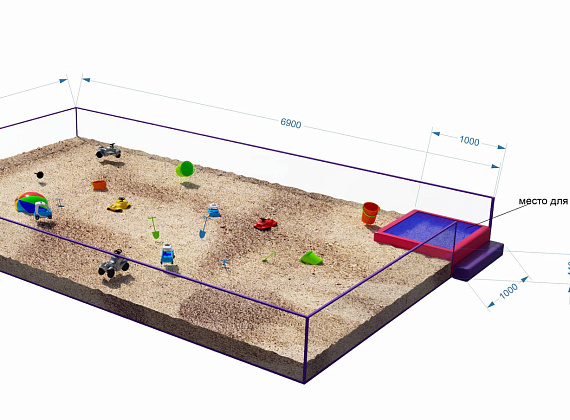 Песочница (Арт. 48289) Фото 1