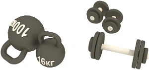 Игровой набор «Гири, штанги»