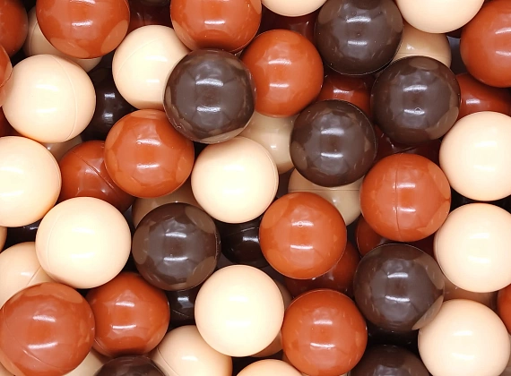 Коричневые шарики для сухого бассейна Фото 2