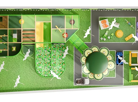 Детский игровой лабиринт «Лесные Горки» Фото 4