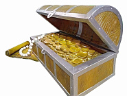 Фигура из стеклопластика Сундук сокровищ