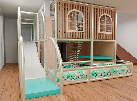 Детский игровой лабиринт для ЖК «Мятный» Фото 1