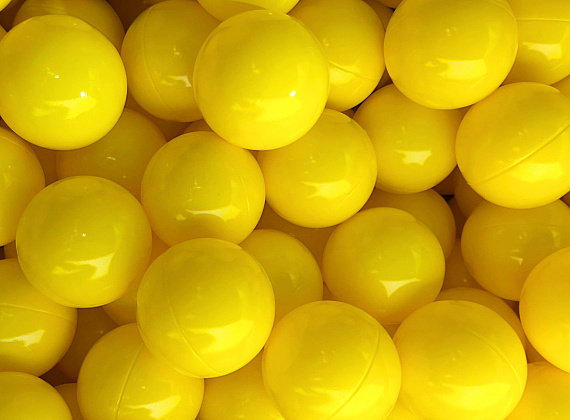 Желтые шарики для сухого бассейна Фото 1