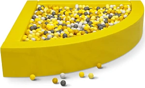 Cухой бассейн угловой «Желтый»