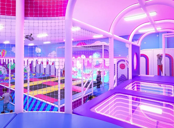 Детский игровой лабиринт «Pink Galaxy» Фото 3