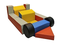 Мягкий модульный набор «Машинка»