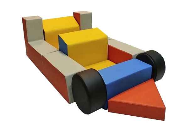 Мягкий модульный набор «Машинка»