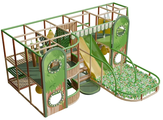 Детский игровой лабиринт «Лесные Горки» Фото 2