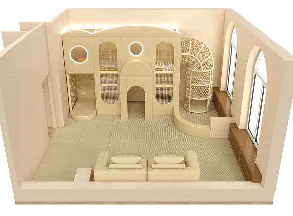 Детский игровой лабиринт для ЖК «Тихий замок»