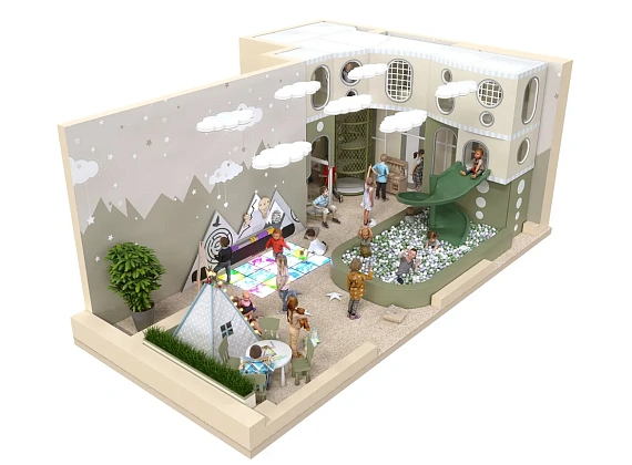 Детская игровая комната «Туманный лес» Фото 2