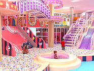 Детский игровой центр с подсветкой 550 м2 "Модерн" - стильный проект с подсветкой Фото 4