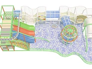 Детский игровой лабиринт «Карамельный Бриз» Фото 2