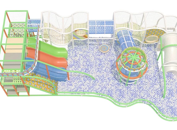 Детский игровой лабиринт «Карамельный Бриз» Фото 2