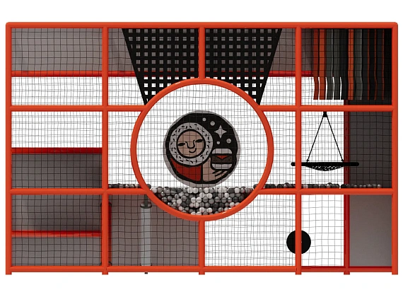 Детский игровой лабиринт для кафе «Орнамент» Фото 1