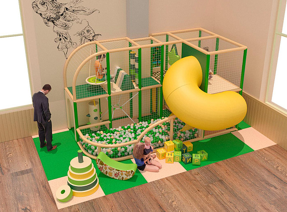 Детский игровой лабиринт Листва