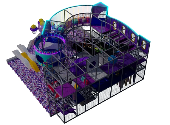 Детский игровой лабиринт «Конфетный Замок» Фото 3