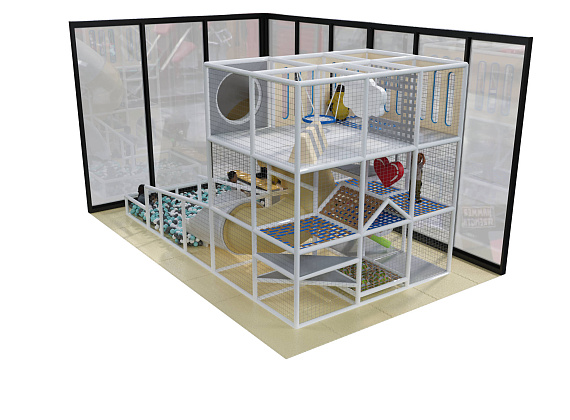 Детский игровой лабиринт для ЖК «Прыжок в шары» Фото 1