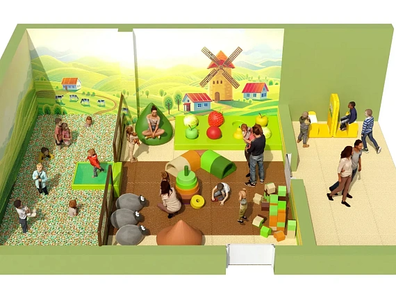 Игровая комната «Уютный дворик» Фото 1