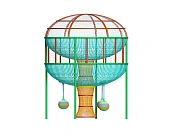 Плетеный игровой комплекс «Модус»