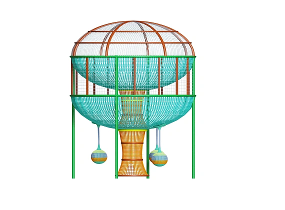 Плетеный игровой комплекс «Модус»