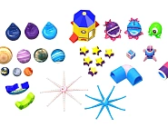 Комплект мягких модулей для детского центра «Монстро-Спейс»