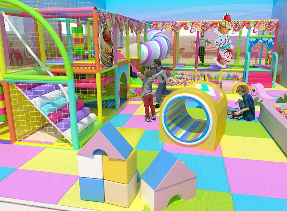 Детская игровая комната Карамельная вечеринка Фото 3