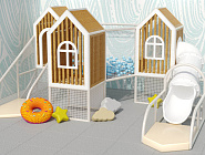 Детский игровой лабиринт Эко-домики