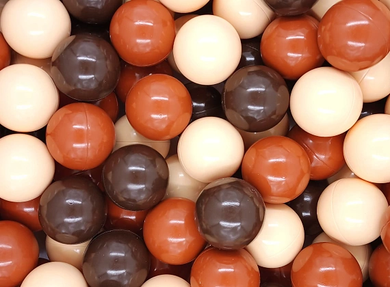 Шоколадные шарики для сухого бассейна Фото 2