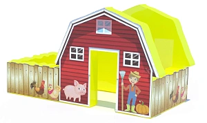 Мягкий игровой домик «Ферма»