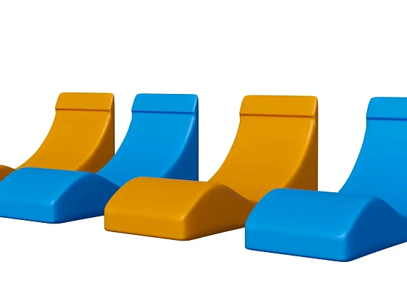 Мягкий лежак для зоны отдыха Фото 1