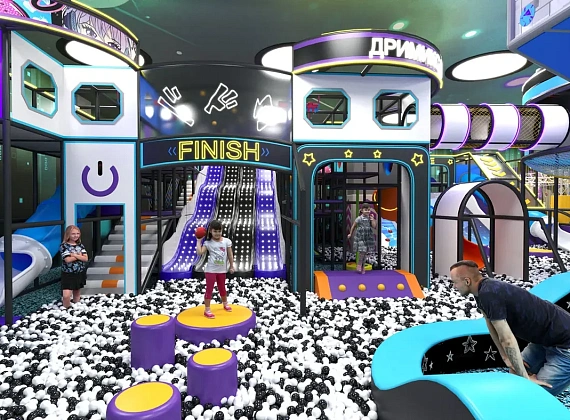 Детский игровой лабиринт «Рок-н-ролл» Фото 1