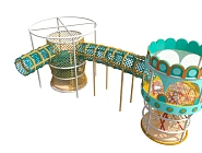 Плетеный игровой спайдер «Тоннель игр» Фото 1