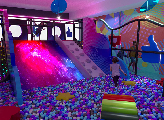 Детская игровая комната "Lilac" 250 м2 Фото 1