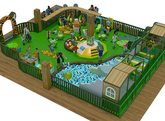 Детская игровая комната «Маленькие Джунгли» Фото 2