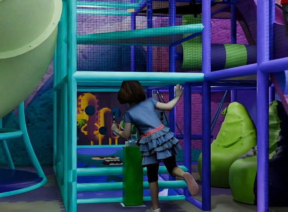 Детский игровой лабиринт «Астероиды» Фото 2