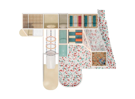 Детский игровой лабиринт «Мята и Персик» Фото 5