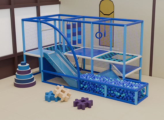 Детский игровой лабиринт Лазурия 2