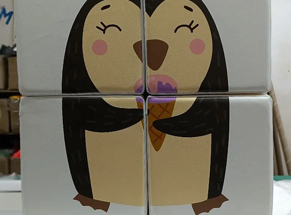 Набор кубиков «Собери рисунок» с аппликацией Фото 19