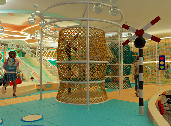 Детский игровой центр с подсветкой 1500 м2 "Лазурный берег" Фото 9