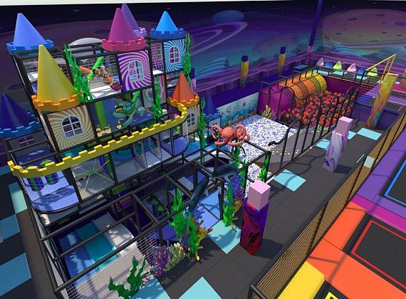 Батутный парк МЕГА Под водой Фото 7