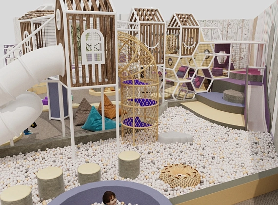 Детское пространство «Нео прованс» - использованы материалы нового поколения Фото 10