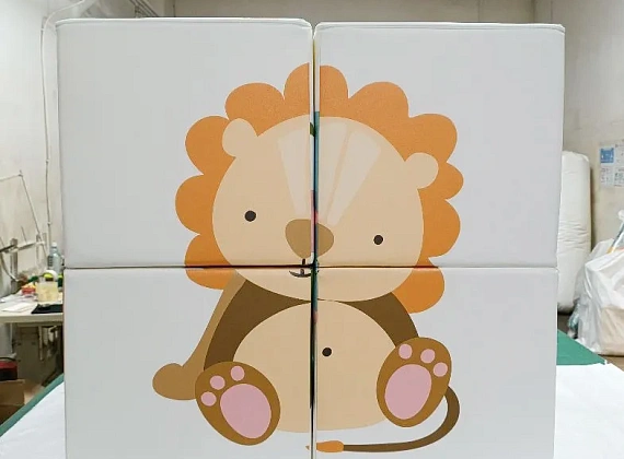 Набор кубиков «Собери рисунок» с аппликацией Фото 10