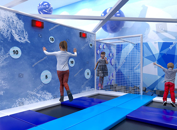 Детский игровой центр с подсветкой 600 м2 "Ледяной замок" Фото 6